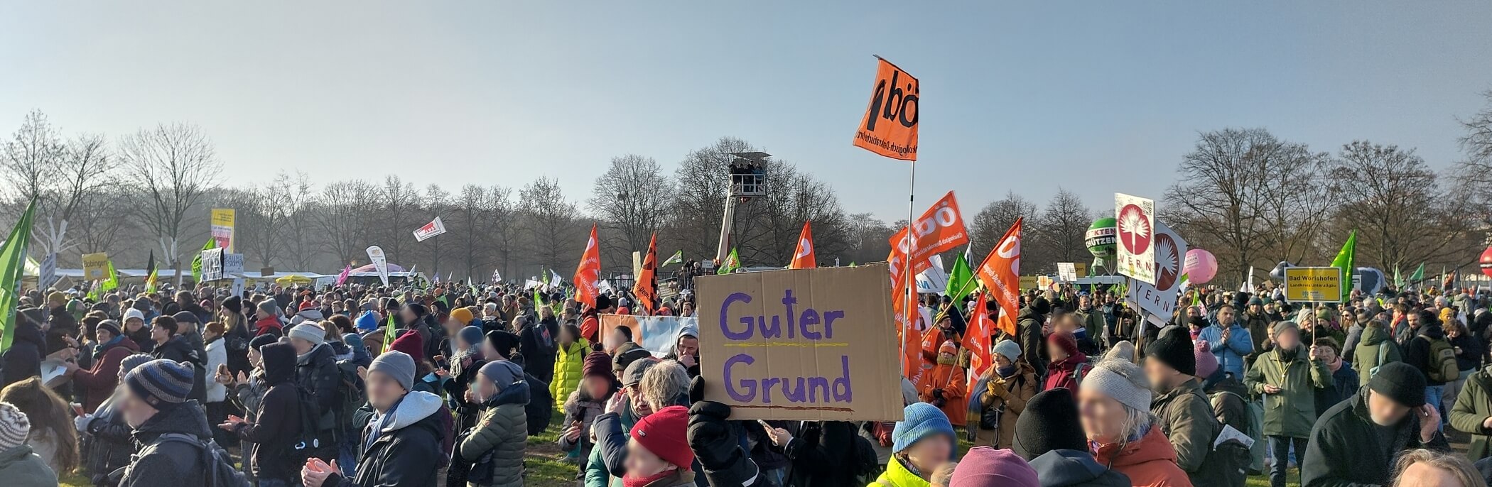 Viele Menschen bei einer Demonstration