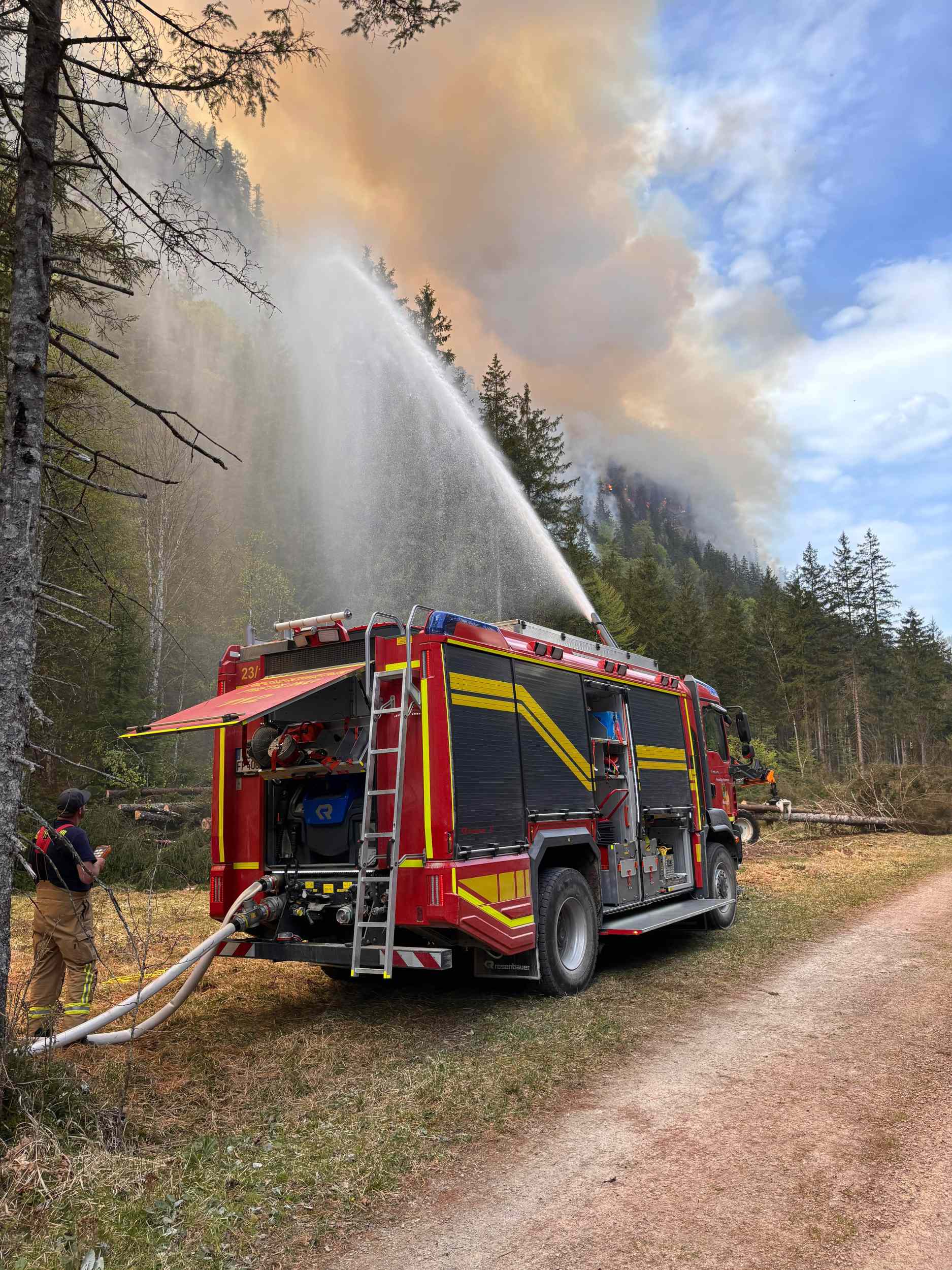 Stellungnahme zum Waldbrand im Wasserschutzgebiet Laubau